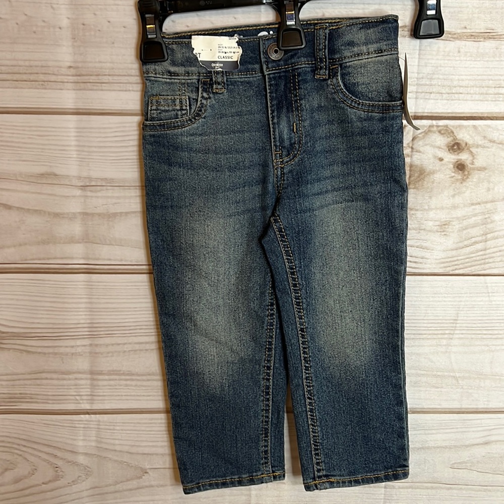 OshKosh B’Gosh boys pants - 2T - NWT – Dark wash -c14